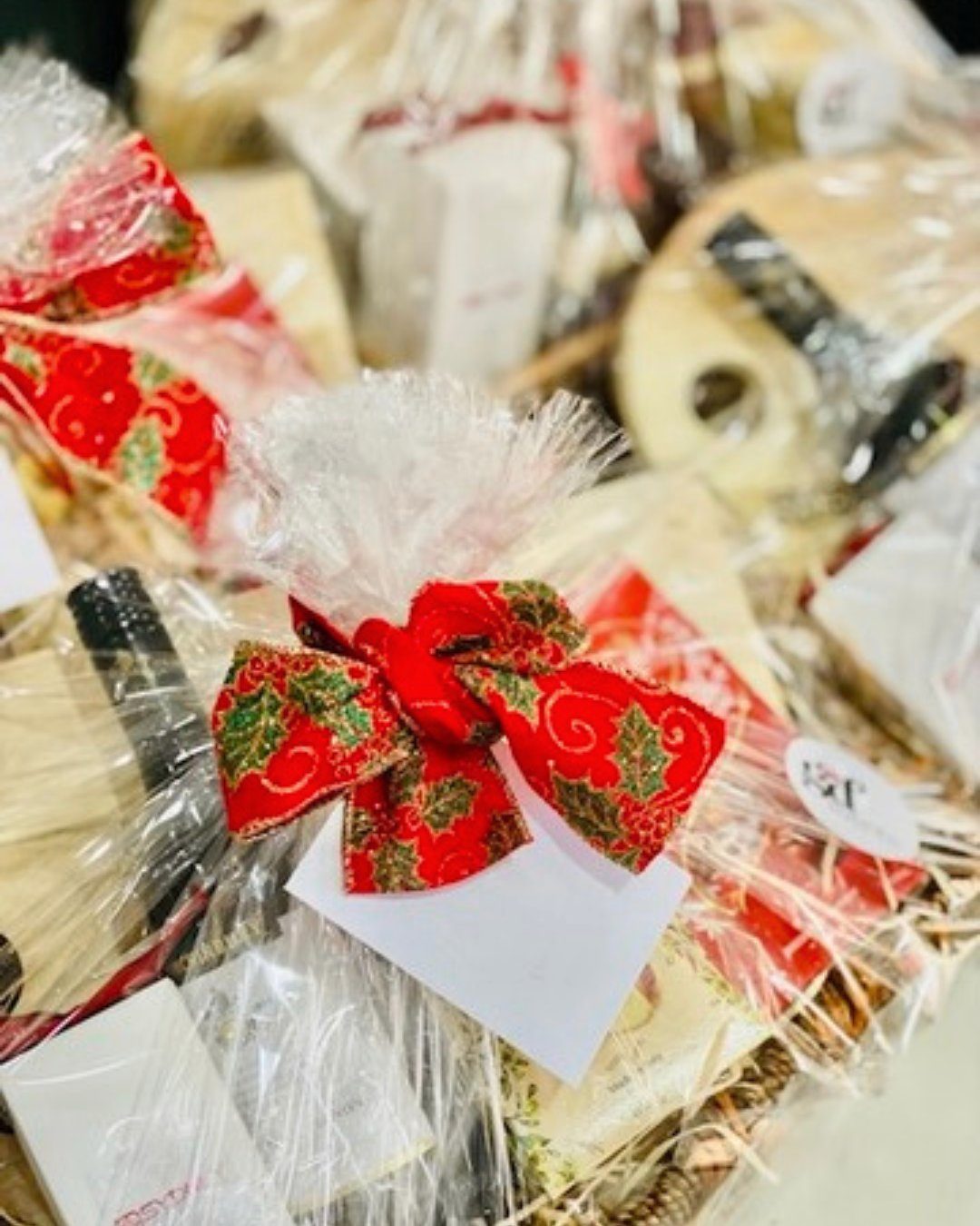Individually wrapped gifts prepared for a GD Events Group campaign